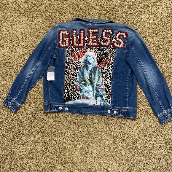 NWT Guess Bengal Biker 90’s Icon Jean Jacket (S) - Picture 2 of 15